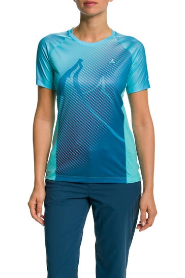 SCHÖFFEL Funktionsshirt 'Arucas L' gemustert