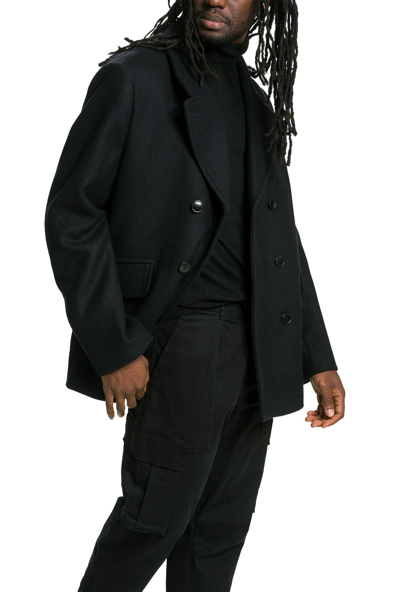 TED BAKER Wollmixjacke 'Flasby' schwarzblau, Bild 1