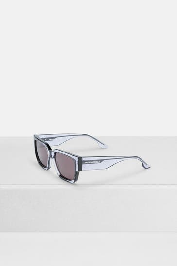 KARL LAGERFELD Sonnenbrille graublau