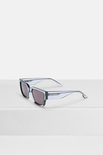 KARL LAGERFELD Sonnenbrille graublau
