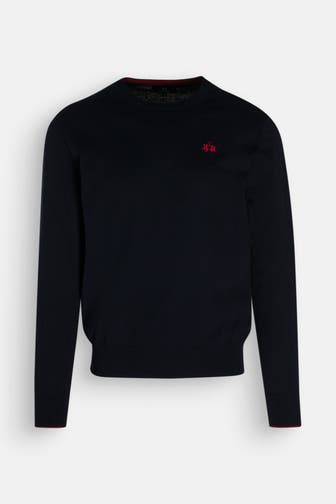 LA MARTINA Feinstrick-Pullover nachtblau
