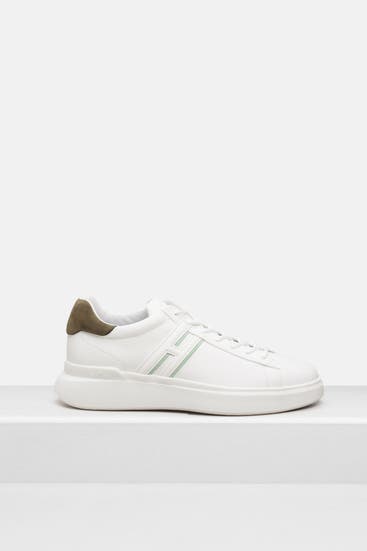 HOGAN - Leder-Sneaker 'H580 Allacciato' weiß