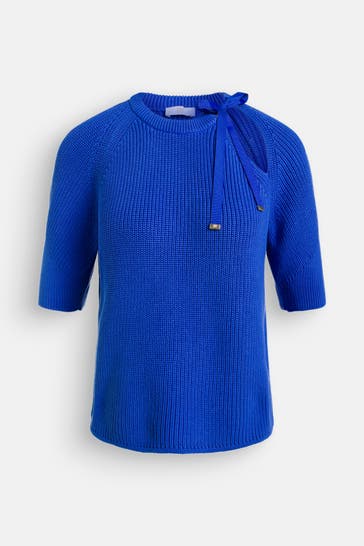 RIANI Strickshirt royalblau