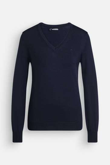 J.LINDEBERG SPORTSWEAR Strickpullover 'Amaya' navy
