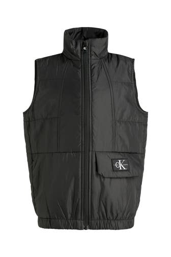 CALVIN KLEIN Weste schwarz