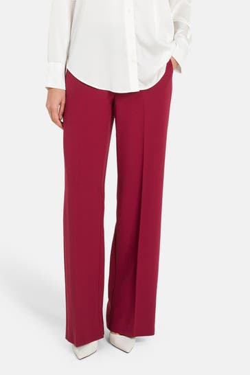 LUISA CERANO Stoffhose weinrot