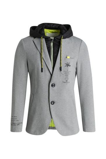 DESIGUAL Casual-Sakko hellgrau