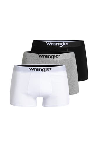 WRANGLER 3er-Pack Boxer Trunks 'Masson' mehrfarbig'