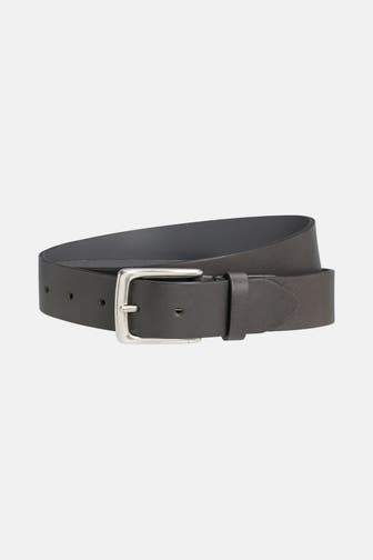 B.BELT Leder-Gürtel anthracit