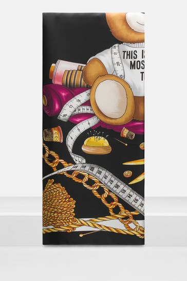 MOSCHINO Seidentuch mehrfarbig