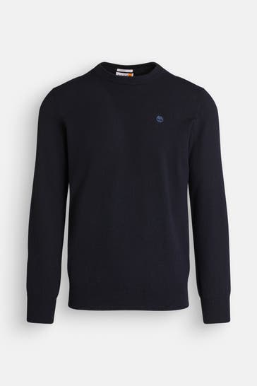 TIMBERLAND Wollmix-Pullover schwarzblau
