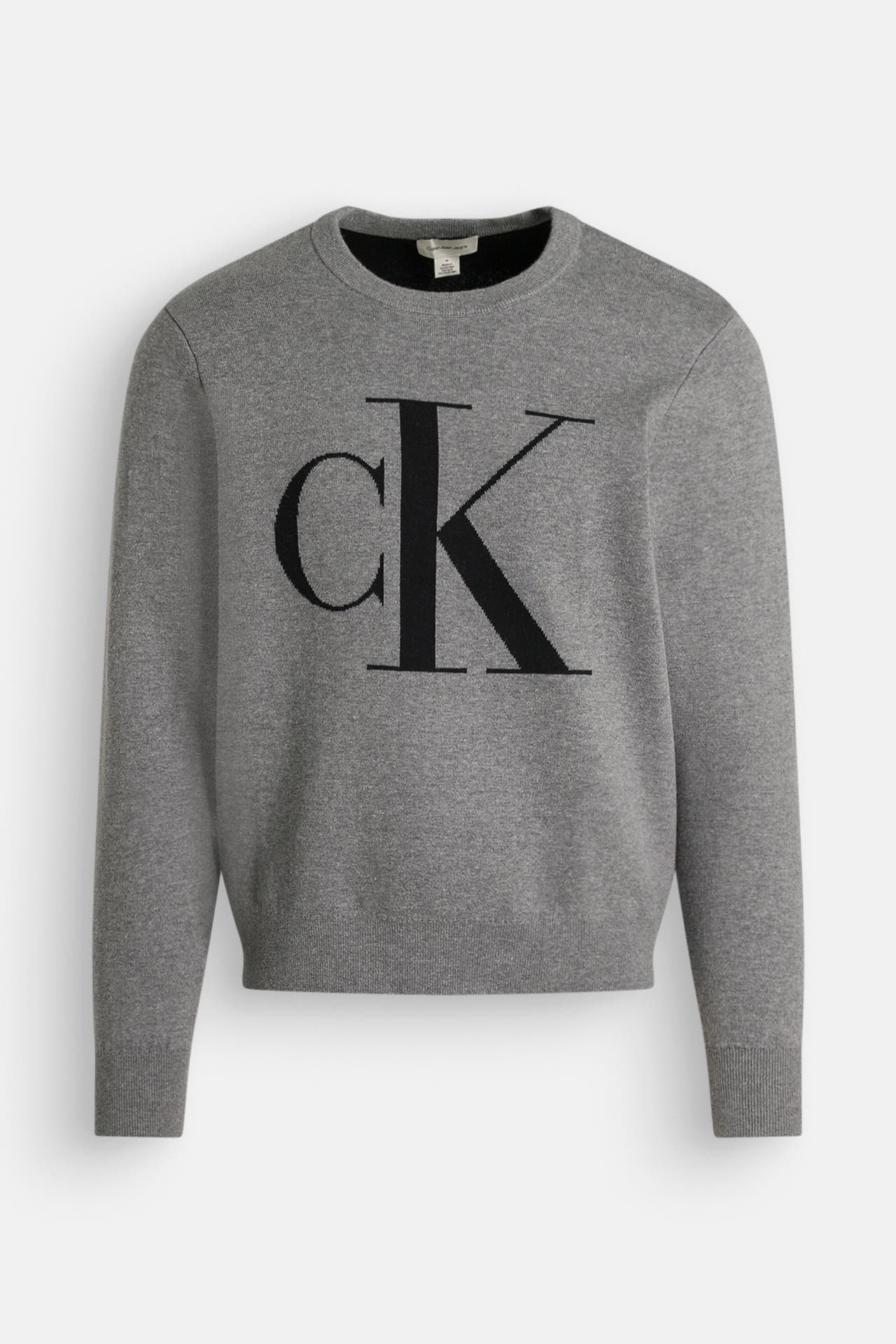CALVIN KLEIN Strickpullover grau, Bild 1