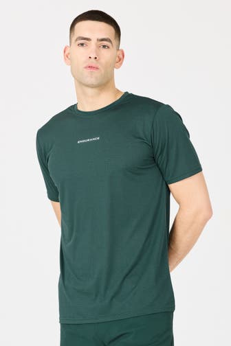 ENDURANCE T-Shirt 'Alan' tannengrün