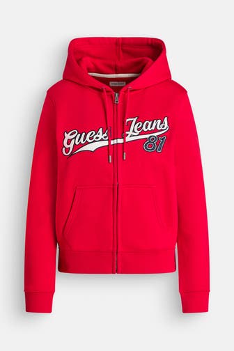 GUESS Sweatjacke rot