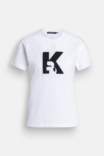 KARL LAGERFELD T-Shirt weiß