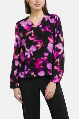 COMMA, Blusenshirt gemustert