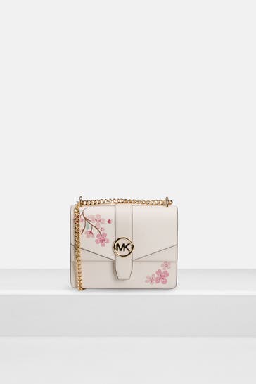MICHAEL MICHAEL KORS Umhängetasche 'Greenwich' creme