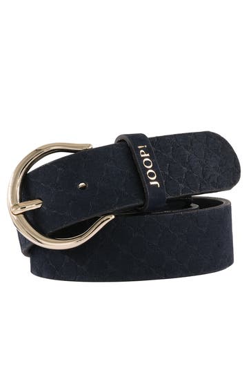 JOOP! Ledergürtel nachtblau
