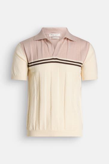 WOOL & CO Polo-Shirt mehrfarbig