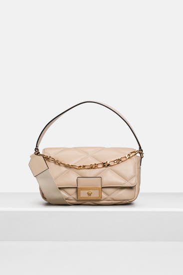 VERSACE - Schultertasche beige