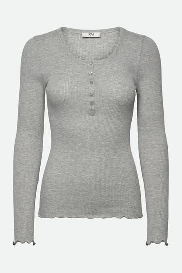 RM BY ROSEMUNDE Longsleeve 'Balta' grau