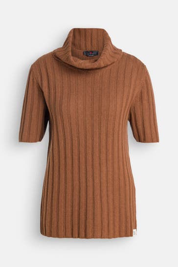 PEUTEREY Woll-Shirt 'Andelys' braun