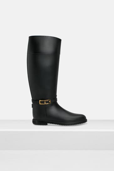 SERGIO ROSSI Stiefel schwarz