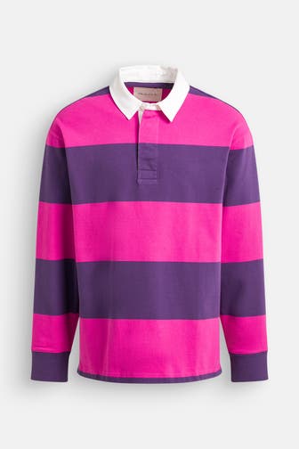 GANT Langarm-Polo gestreift