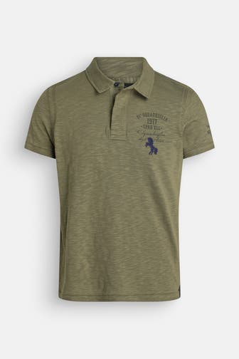 AERONAUTICA MILITARE Polo-Shirt oliv meliert