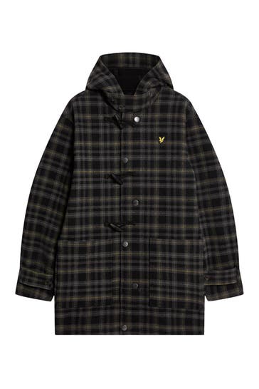 LYLE&SCOTT Wollmix-Mantel kariert