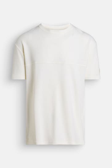 SUPER.NATURAL Wollmix-T-Shirt ecru