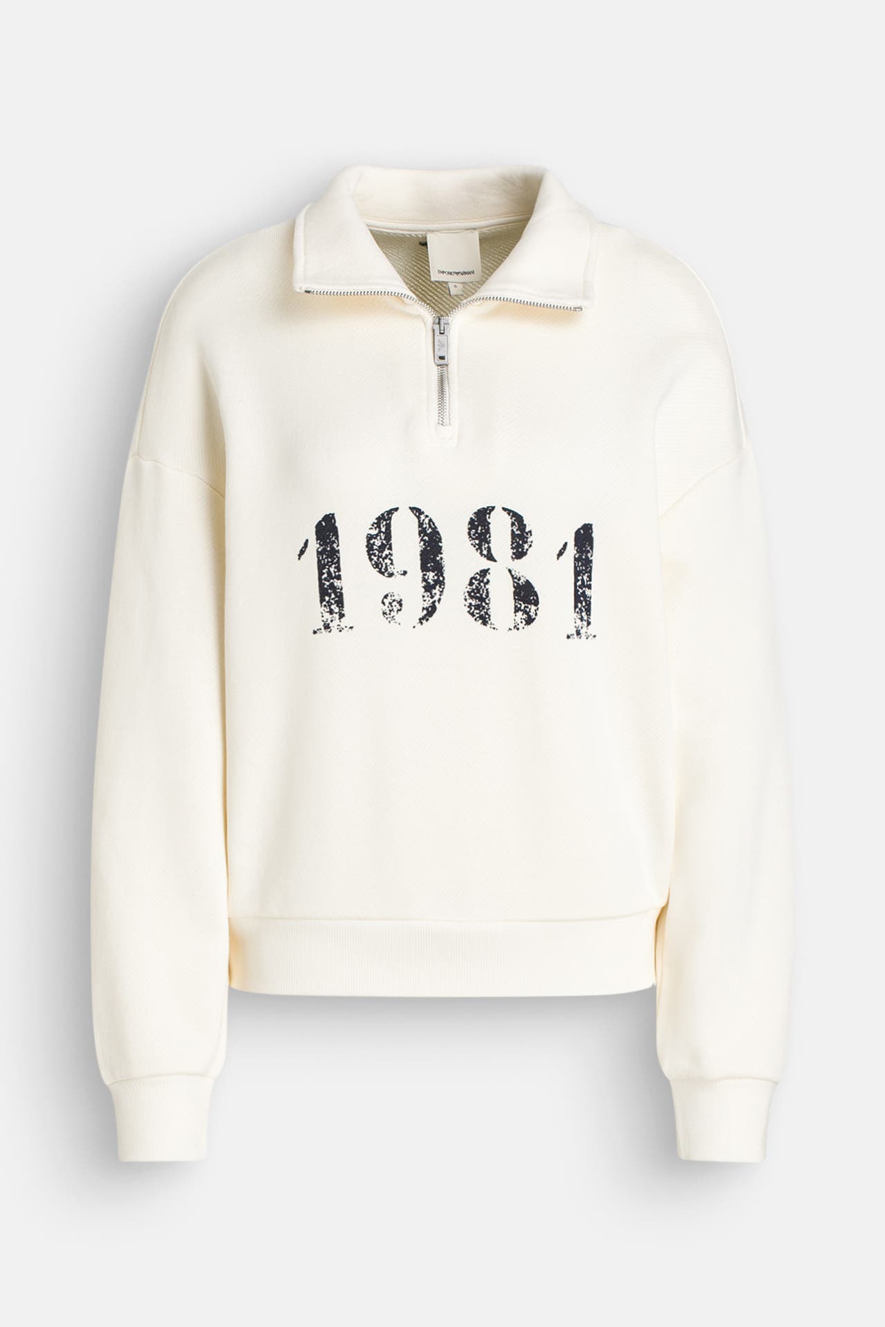 EMPORIO ARMANI Sweat-Troyer creme, Bild 1