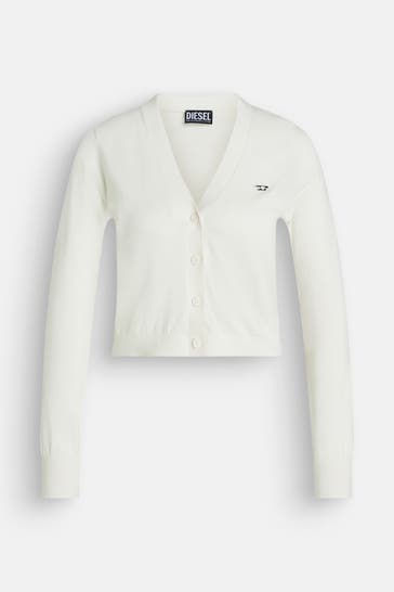 DIESEL Strickjacke 'M-Arika' ecru