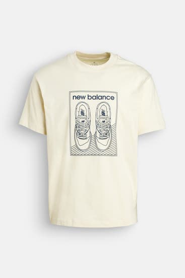 NEW BALANCE - T-Shirt gelb