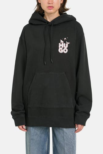 HUGO Hoodie 'Dejandra' schwarz