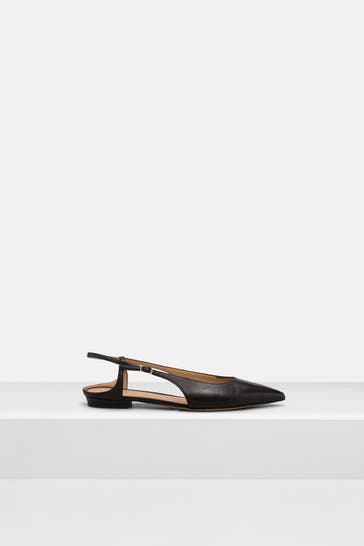EMPORIO ARMANI Slingback-Ballerinas schwarz
