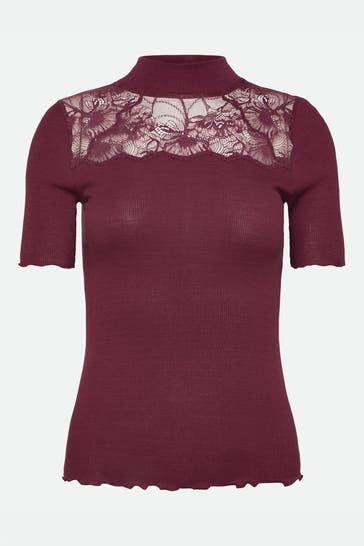 ROSEMUNDE T-Shirt weinrot