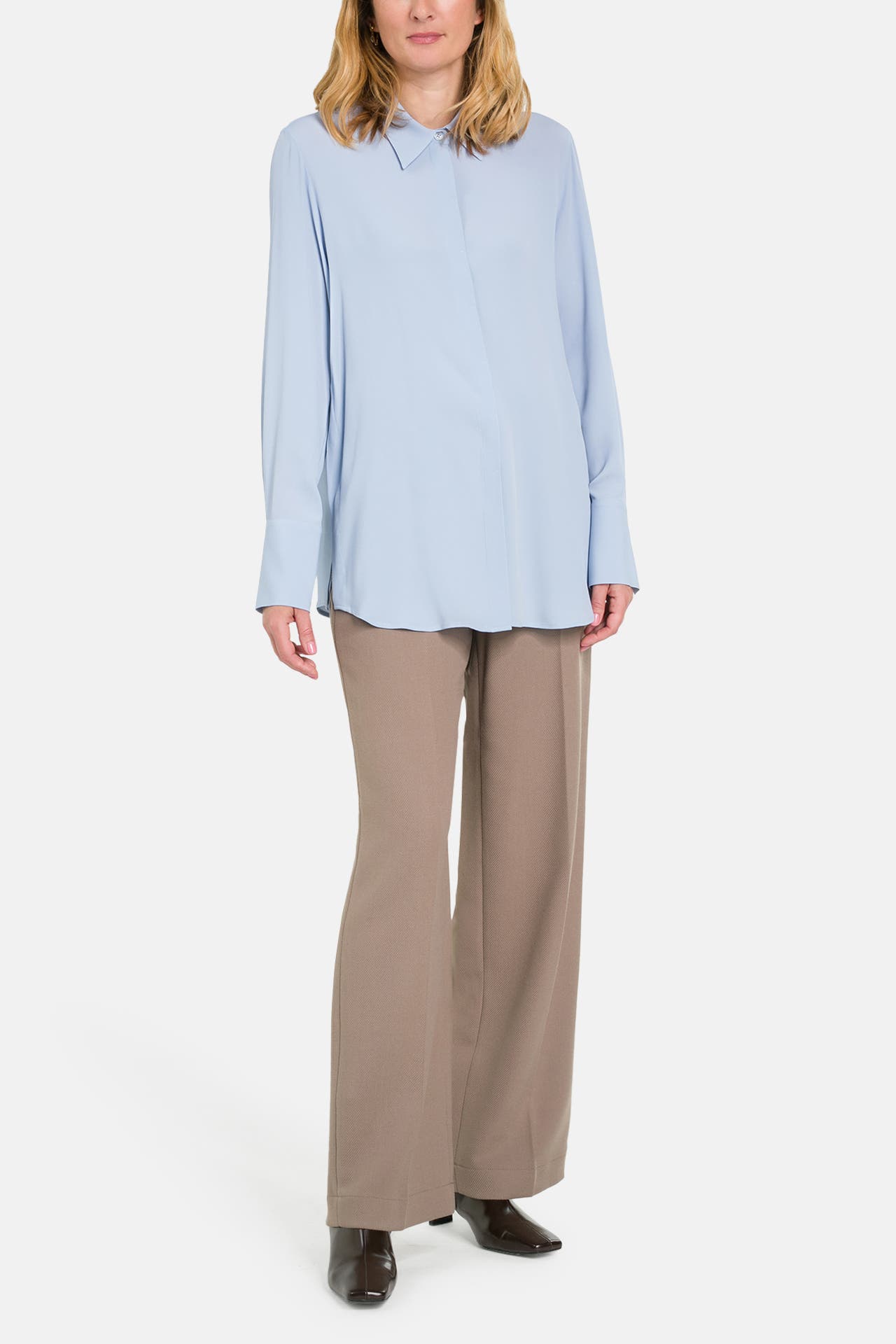 RIANI Seidenmix-Bluse hellblau, Bild 1