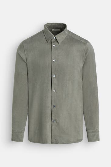 DRYKORN Casual-Hemd 'Ramis' graugrün