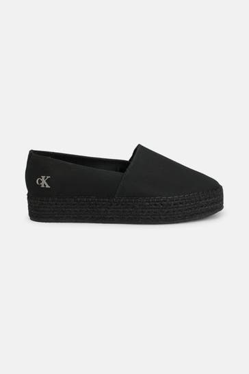 CK JEANS Espadrilles schwarz