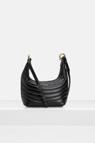 FERRAGAMO Umhängetasche schwarz