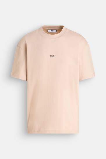 BALR. T-Shirt 'Brand Box' apricot