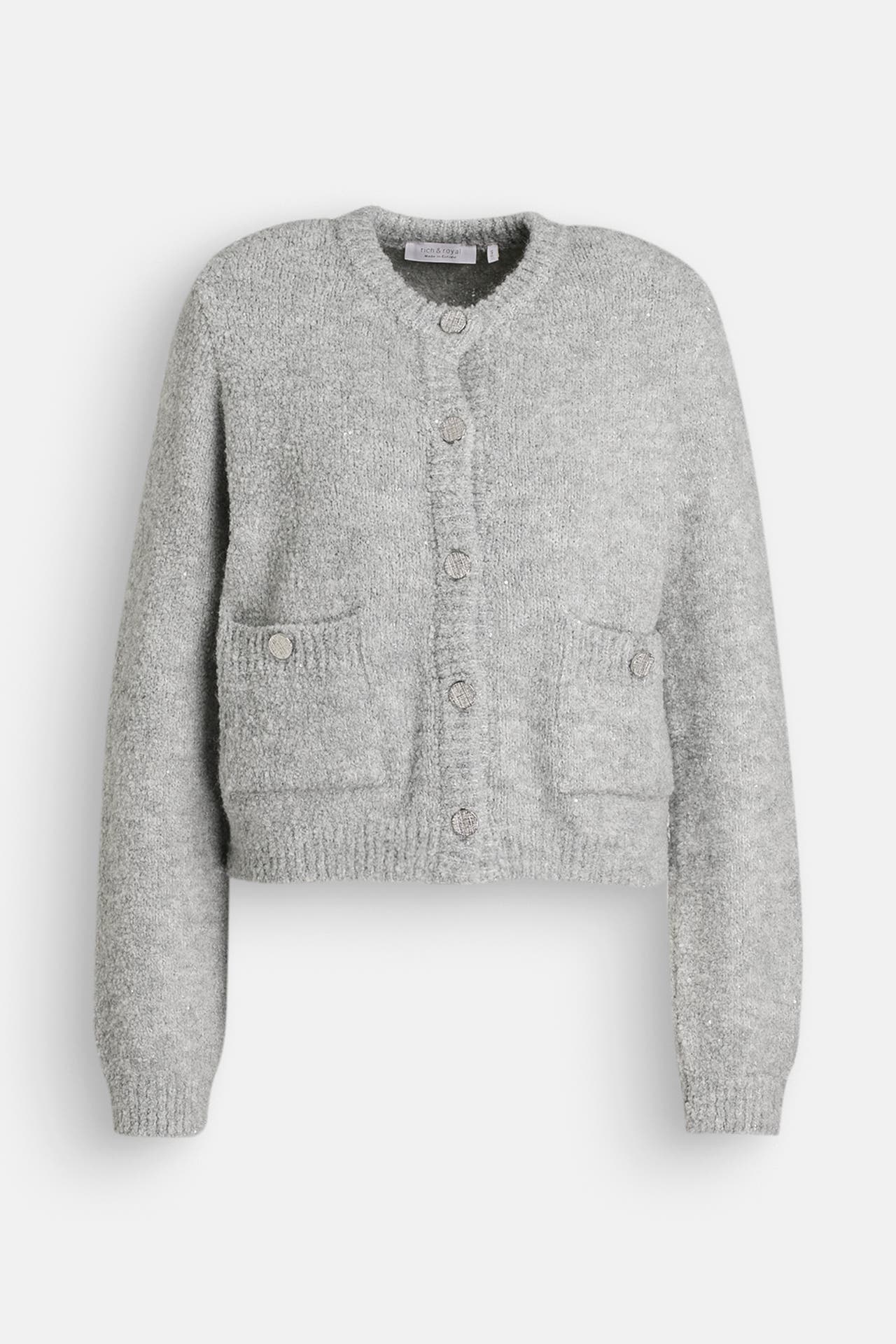 RICH & ROYAL Strickjacke grau, Bild 1