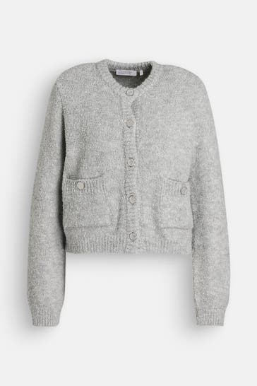 RICH & ROYAL Strickjacke grau