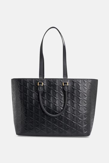 LACOSTE Schultertasche schwarz