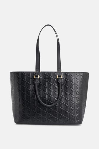 LACOSTE Schultertasche schwarz