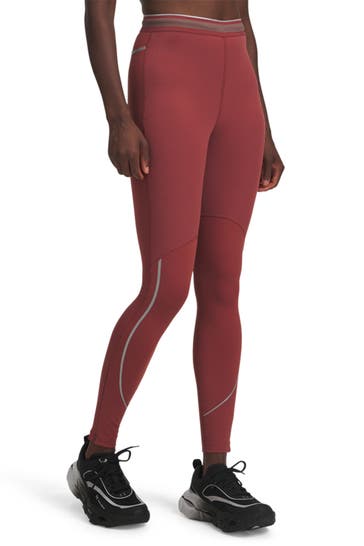 UNDER ARMOUR Tights 'Halo Run' rostrot
