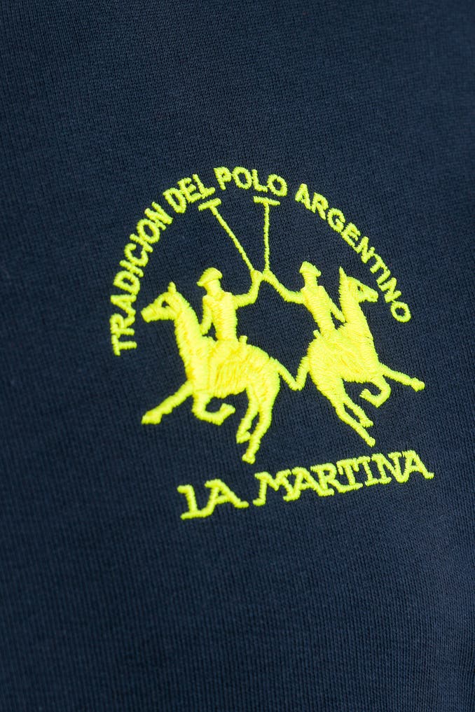 La Martina Bianco Cotton Mens Sweatshirt main image 1