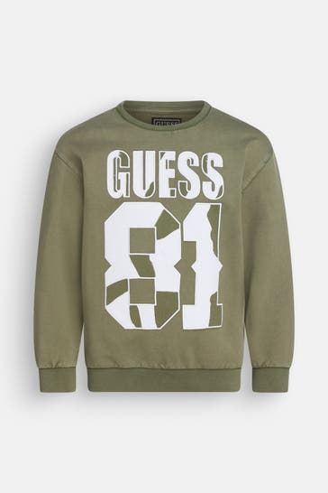 GUESS Sweatshirt oliv