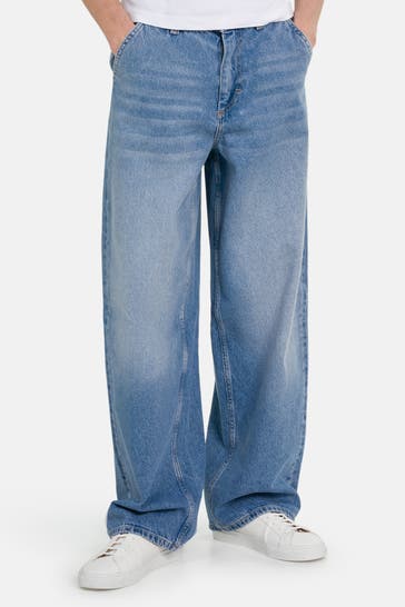 SUPERDRY Jeans blau wide